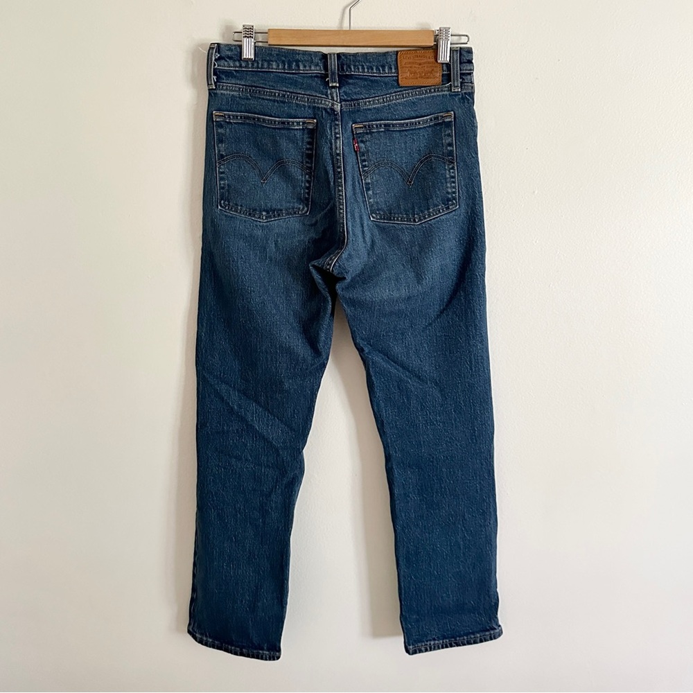 Levi’s Wedgie Straight Leg Jean Dark Wash